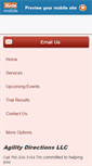 Mobile Screenshot of agilitydirections.com